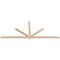 Ekena Millwork Kennewick Smooth Timber Gable Bracket, Douglas Fir, 108"W x 45"H x 1 1/2"D x 3 1/2"F, 10/12 Pitch GBW108X45X0204KEN00SDF - alternate 2